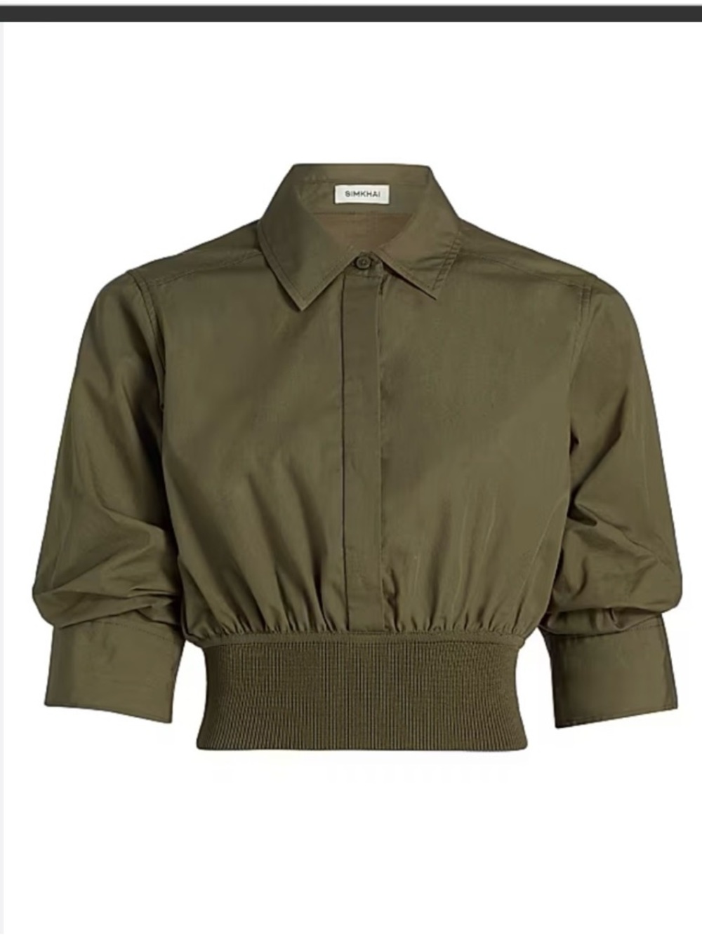 SIMKHAI
Stiles Knit Cotton Shirt